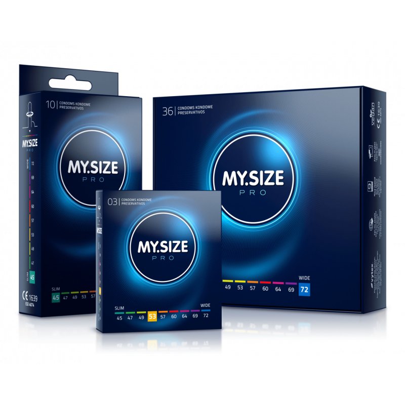 MY.SIZE PRO Condom Size 4 57mm 10 Pieces