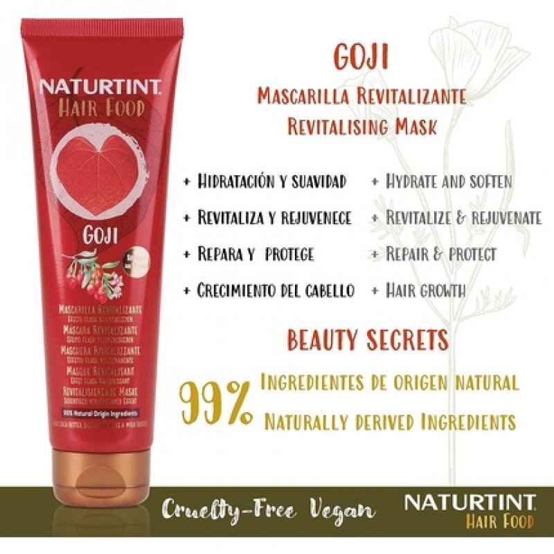 Naturtint Goji Hair Mask Revitalizing and Rejuvenating 150ml
