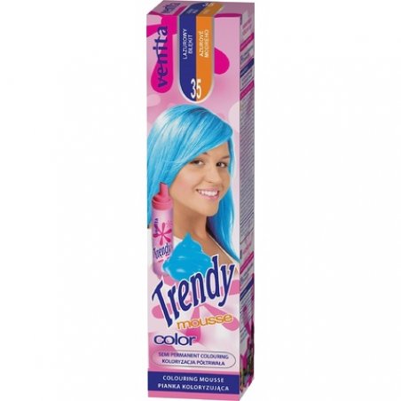 Venita Trendy Color Mousse Hair Coloration Sky Blue No. 35
