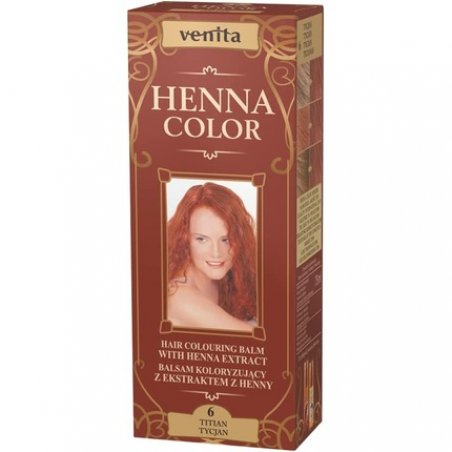 Venita Henna Color 6 Titian Hair Dye 75ml