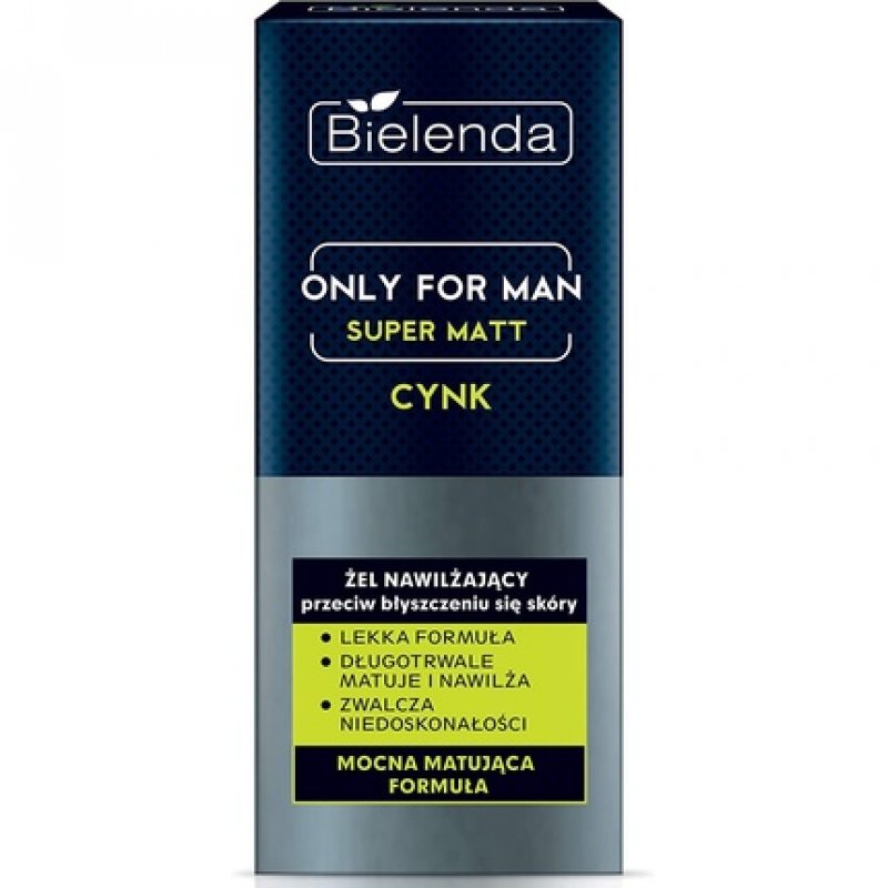 Moisturizing Anti-Shine Super Mat Face Gel for Men 50ml