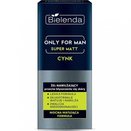 Moisturizing Anti-Shine Super Mat Face Gel for Men 50ml