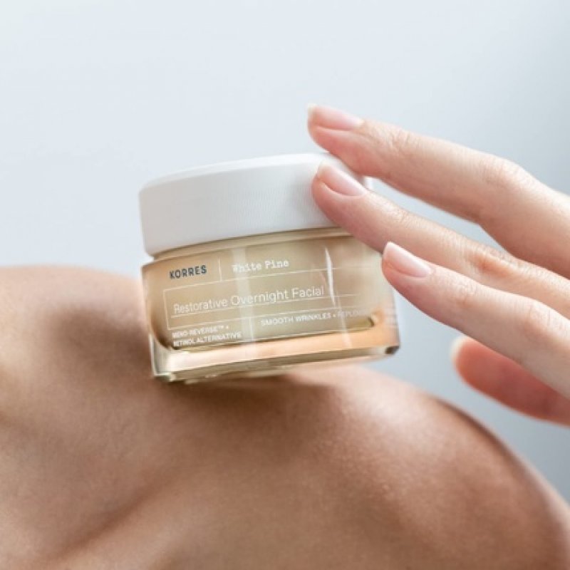 KORRES WHITE PINE Meno Reverse Regenerating Night Cream for Mature Skin After Menopause 40ml