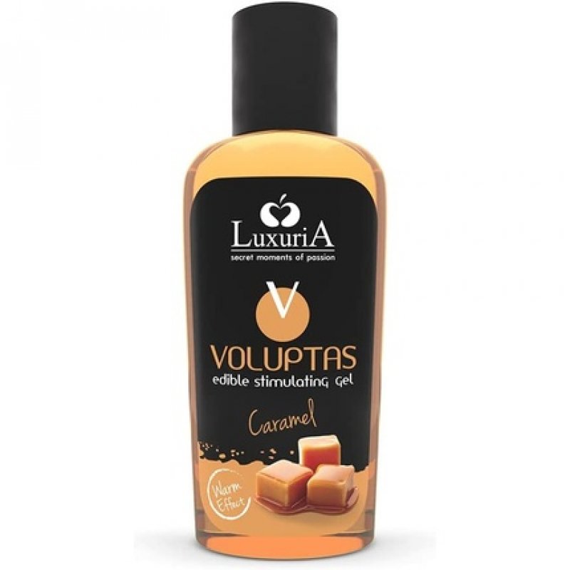Luxuria Voluptas Edible Stimulating Gel with Warming Effect - Caramel 100ml