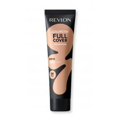 Revlon ColorStay Full Cover Longwear Matte Foundation Heat & Sweat Resistant Lightweight Face Makeup 30ml 200 Nude