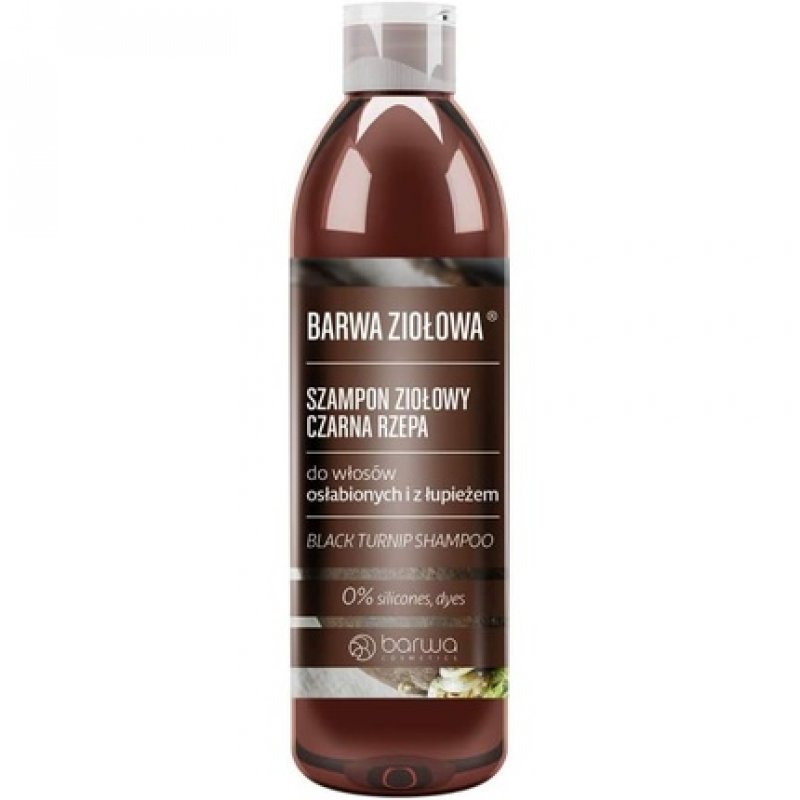 Barwa Herbal Shampoo with Black Turnip for Sensitive and Thin Hair 250ml