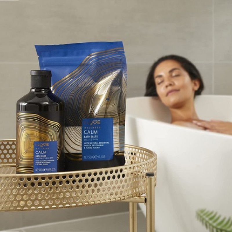 I Love Wellness CALM Bath Salts with Natural Essential Oils 500g