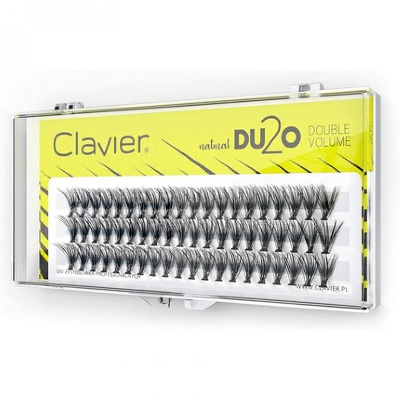 Clavier Du2o Double Volume Cluster Eyelashes Various Lengths 8-14mm Ultravolume - 13mm