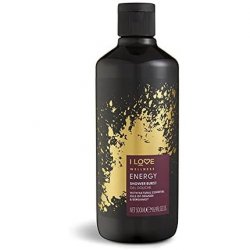 I Love Wellness ENERGY Shower Burst with Natural Essential Oils of Orange and Bergamot 500ml