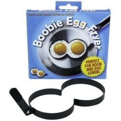 Spencer & Fleetwood Rude Shaped Egg Fryer Boobs White and Yellow
