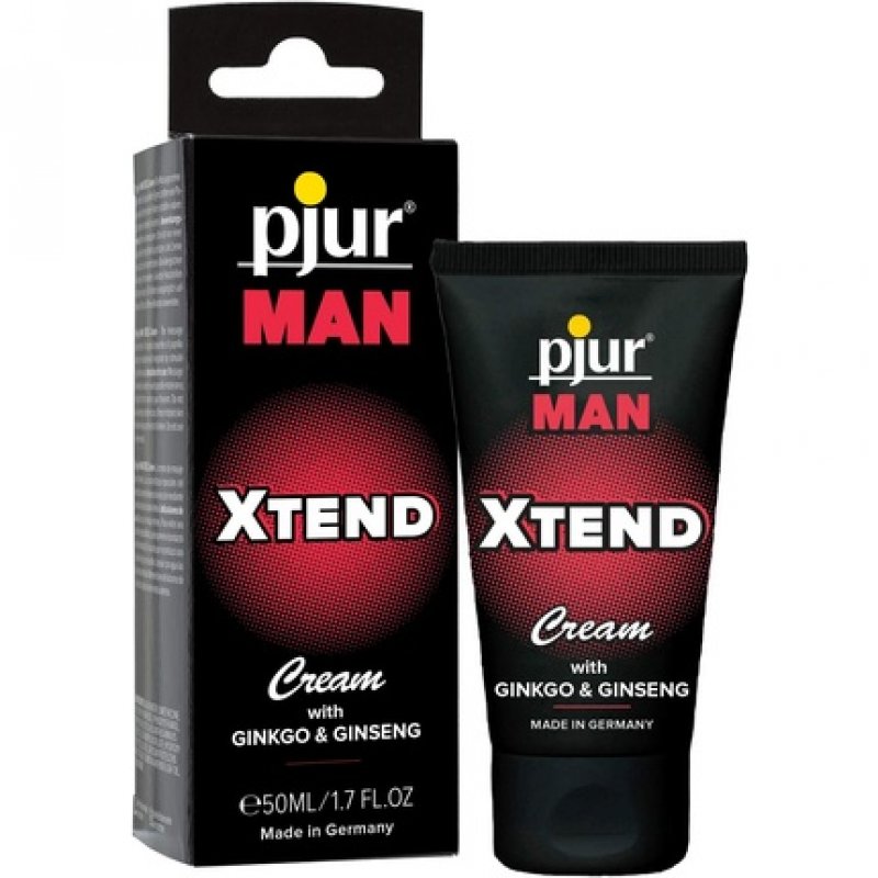 pjur MAN XTEND Cream Erection Cream for Men with Ginkgo and Ginseng Extract 50ml