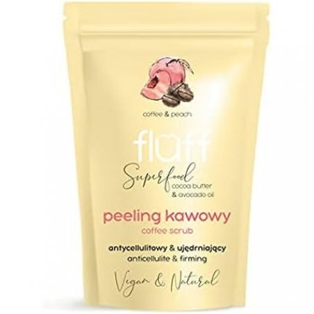 FLUFF Coffee Body Scrub Firming & Anti-Cellulite Peach 100g