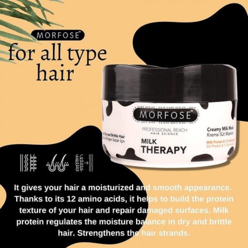 Morfose Hair Mask for Dry Damaged Hair and Growth Deep Conditioner Hair Treatment 16.9 fl oz