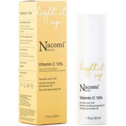 NACOMI Face Serum with 15% Vitamin C 30ml - Restores Radiance, Reduces Wrinkles, and Fights Acne