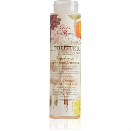 IL FRUTTETO - shower bottle with cap NATURAL LIQUID SOAP 300 ML