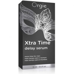 Orgie Xtra Time Silicone-based Male Delay Serum 15ml Black