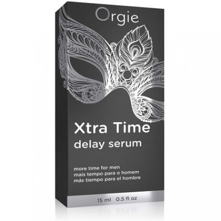Orgie Xtra Time Silicone-based Male Delay Serum 15ml Black