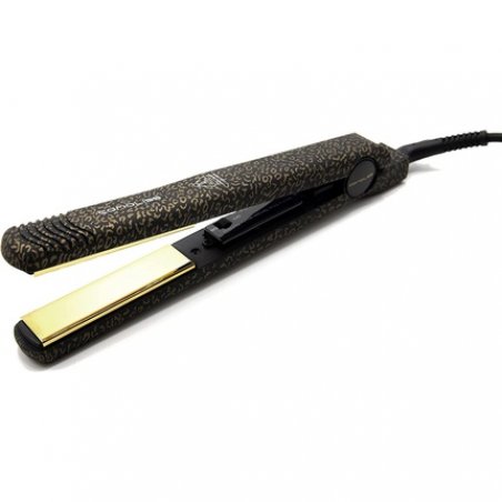 Corioliss C Style Professional Titanium Hair Straightener for Women UK Plug Gold Leopard Soft Touch