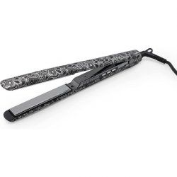 Corioliss C3 Paisley Silver Soft Touch Hair Straightener with Titanium Plates and Curling for Fine Hair
