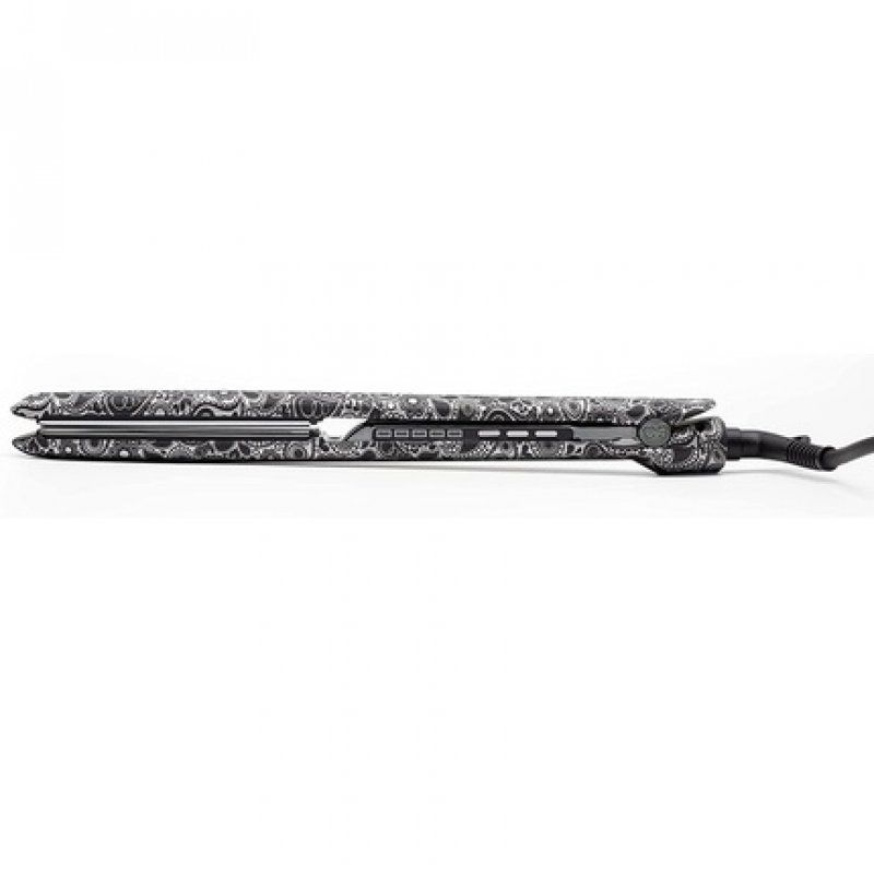 Corioliss C3 Paisley Silver Soft Touch Hair Straightener with Titanium Plates and Curling for Fine Hair
