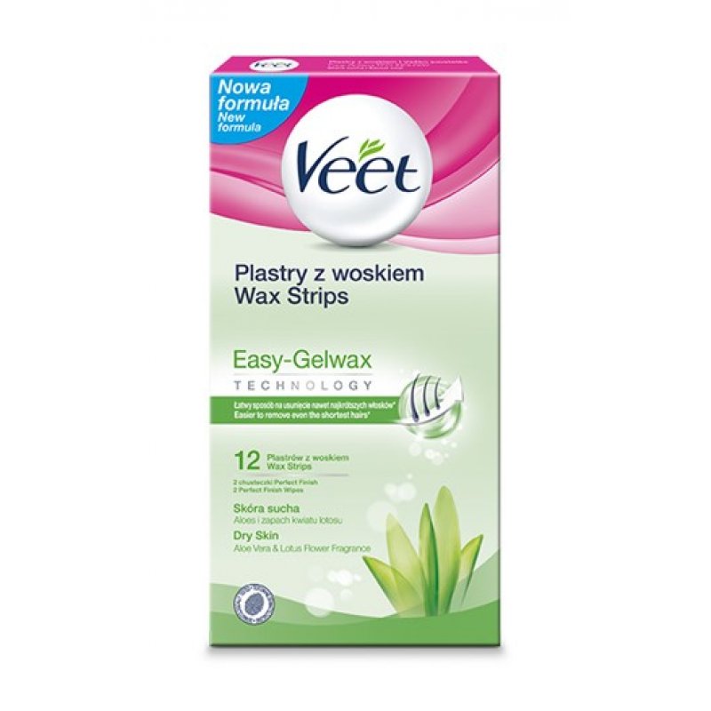 Veet Easy-Gelwax Technology Bande d'épilation
