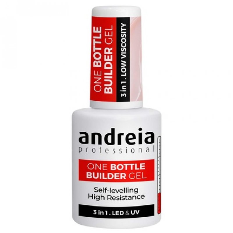 Andreia Professional 3-in-1 LED and UV Gel Builder Nude Cover 14ml Bottle