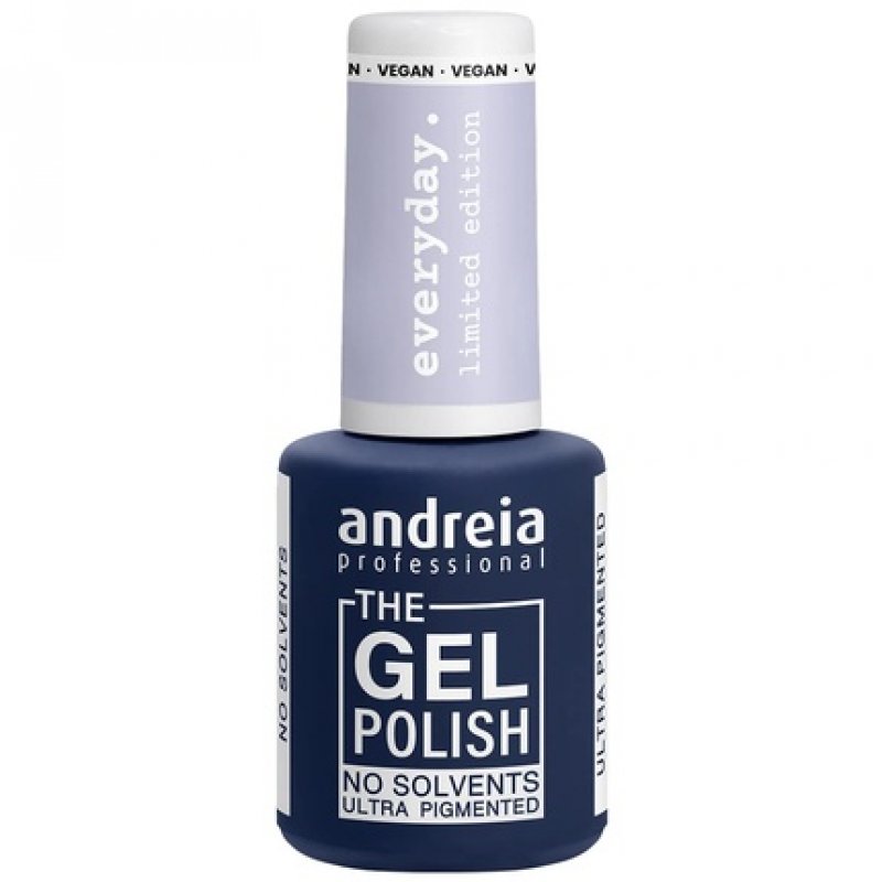 Andreia The Gel Polish Professional Gel Nail Polish Solvent-Free Limited Collection Color ED3 Pastel Lavender