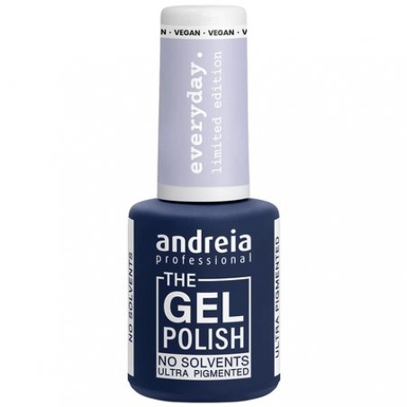 Andreia The Gel Polish Professional Gel Nail Polish Solvent-Free Limited Collection Color ED3 Pastel Lavender