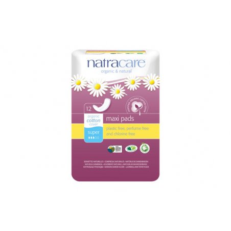 Natracare 771484 produit d'hygiène féminine Serviette hygiénique 12 pièce(s)