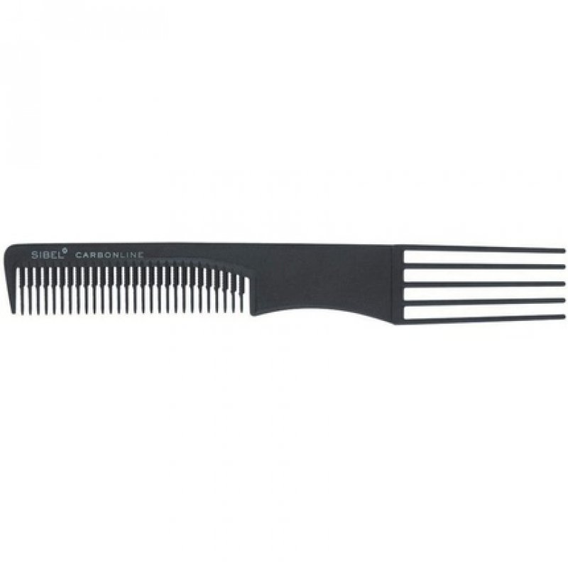 Sibel Carbon Line Teasing Comb Antistatic Backcomb