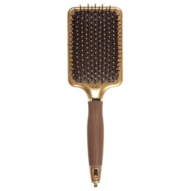 Olivia Garden Ceramic Ion Nano Thermic Styler Hair Brush NT-PDL Paddle