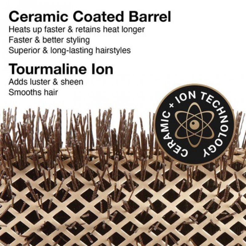 Olivia Garden NanoThermic Ceramic Ion SQUARE Shaper Hairbrush 2 Inch