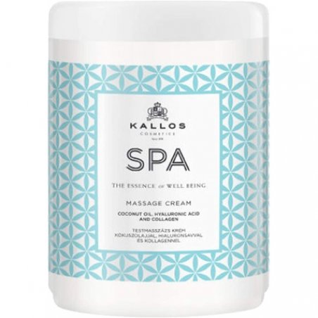 Kallos Spa Body Massage Cream with Coconut Oil, Hyaluronic Acid and Collagen 1.35kg