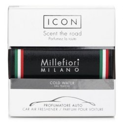 NEW Millefiori Icon Urban Car Air Freshener Cold Water 1pc Men's Home Scent