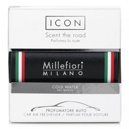 NEW Millefiori Icon Urban Car Air Freshener Cold Water 1pc Men's Home Scent