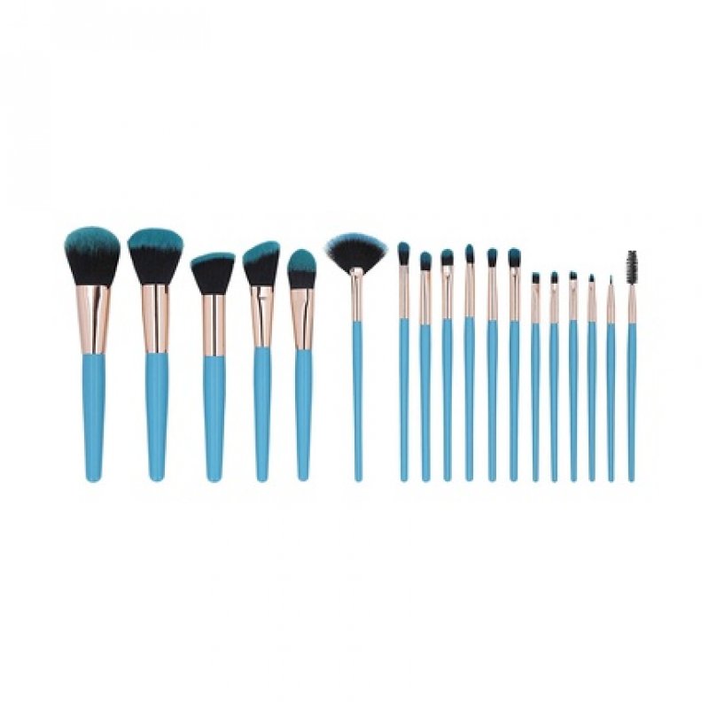 T4B MIMO 18 Piece Makeup Brush Set Blue