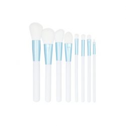 T4B MIMO 9 Piece Makeup Brush Set White