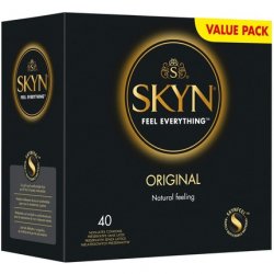 SKYN Original Condoms Ultra-Soft Latex-Free 40 Units Black - Pack of 40