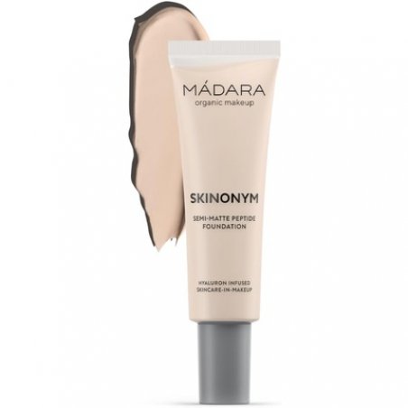 MÁDARA Organic Skincare SKINONYM Semi-Matte Peptide Foundation 10 Porcelain 30ml