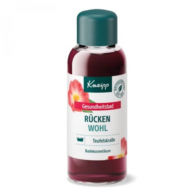 Kneipp Back Well Health Bath - Bath Oil with Valuable Devil's Claw Extract and Natural Essential Oils from Lavender and