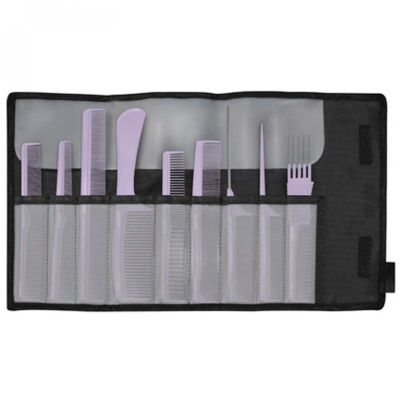 JAGUAR A-Line Comb Set with 9 Lavender Combs No. A599-16