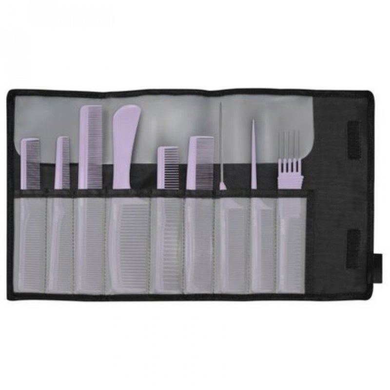 JAGUAR A-Line Comb Set with 9 Lavender Combs No. A599-16