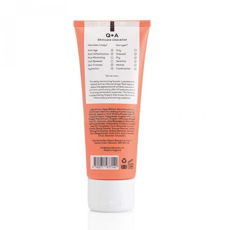 Q A Ginger Daily Moisturizer with Antioxidants for Face 75ml