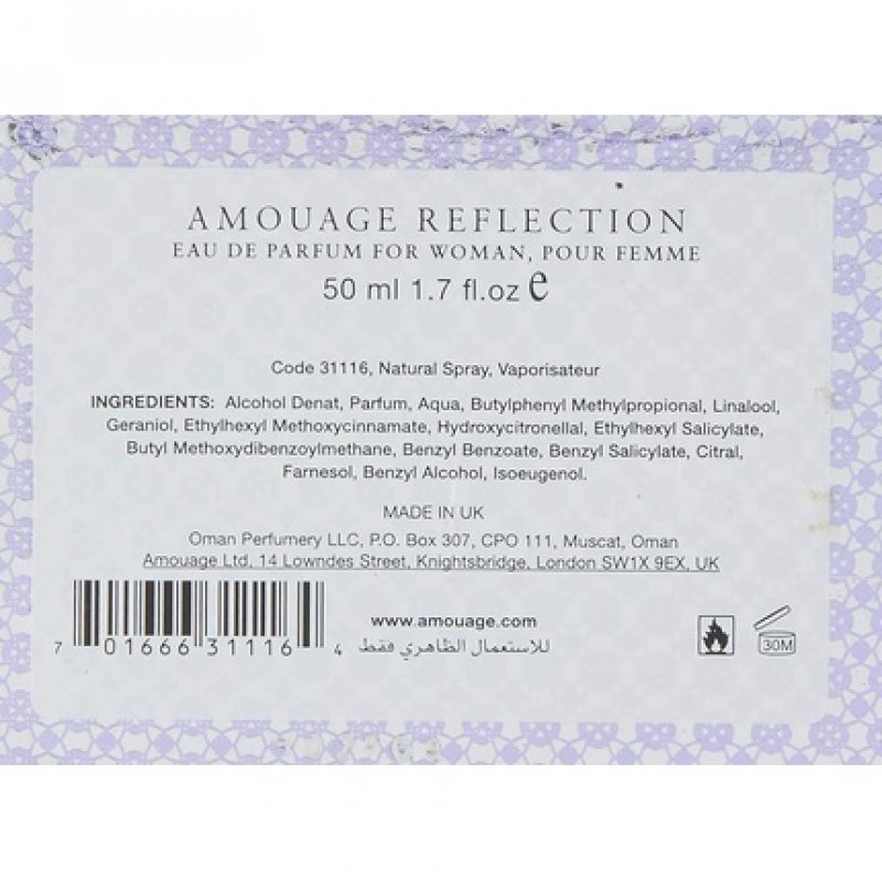 Amouage Reflection Woman Eau de Parfum Spray 50ml