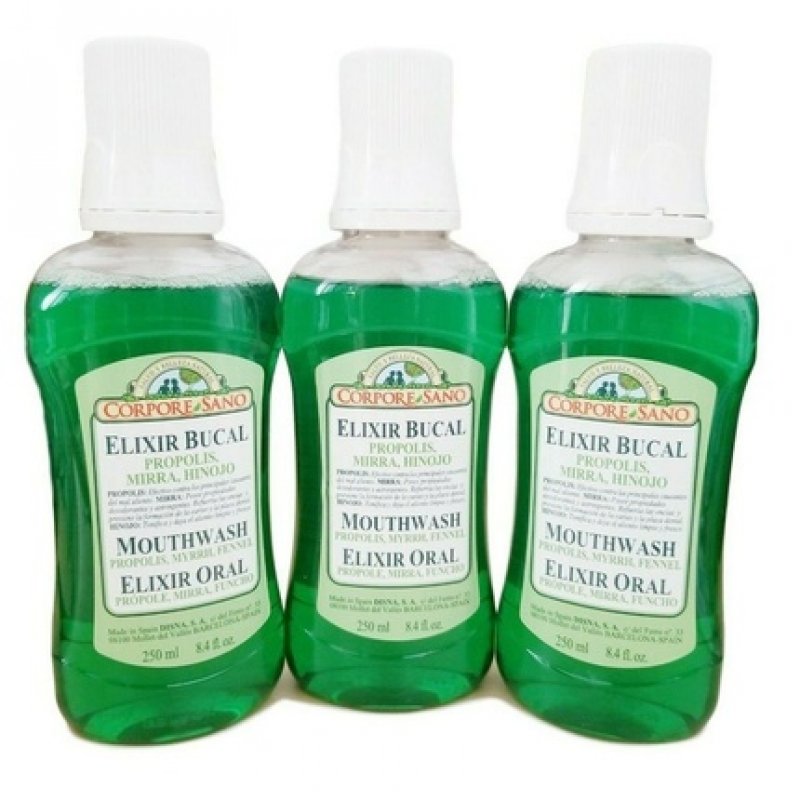 Corpore Sano Elixir Oral Mouthwash Propolis, Myrrh & Fennel 250ml