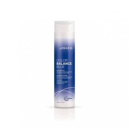 Joico Color Balance Blue Shampoo Eliminate Brassy and Orange Tones For Lightened Brown Hair 10.1 Ounce New Look Shampoo