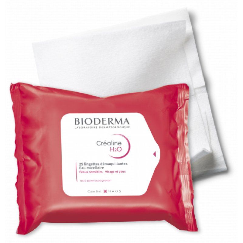 Bioderma Créaline H2O lingettes 25 wipes