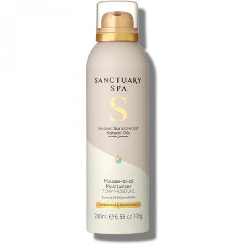 Sanctuary Spa Golden Sandalwood Mousse to Oil Moisturiser 200ml