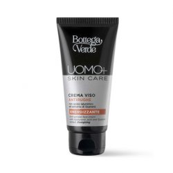 Bottega Verde UOMO Face Cream Anti-Wrinkle Energizing with Hyaluronic Acid and Guarana Extract 50ml