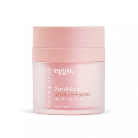 Eggo Zen Defence Moisturizer for All Skin Types - Enriched with Superfoods and Ceramides Face Cream 50ml - Perfume Free